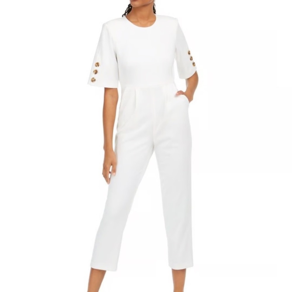 NWT Calvin Klein Ivory Jumpsuit